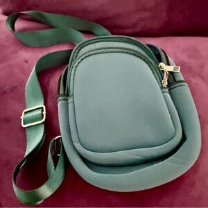 K.Carroll neoprene Shelly Sling Crossbody Bag in Teal